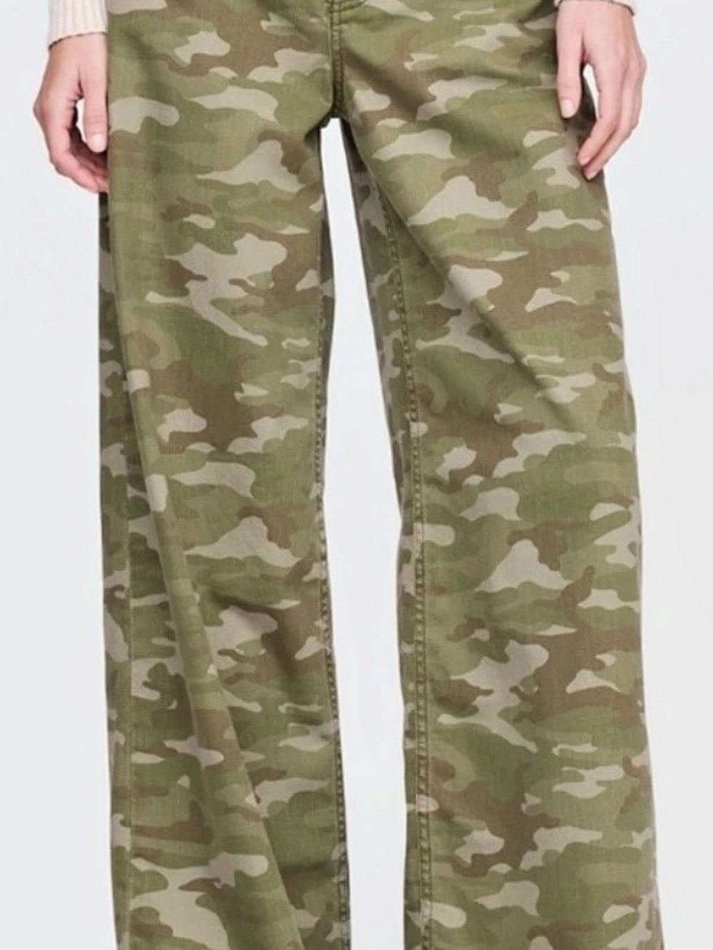 GAP Baggy Mid Rise Jeans Camo Wide Leg Jeans Size 26 | 2L
